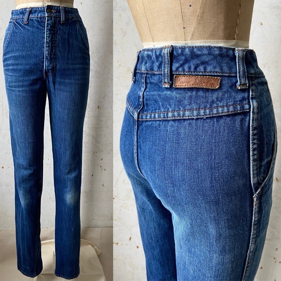 Vintage 70s Pierre Cardin Jeans. Sz 26 - Picture 1 of 6
